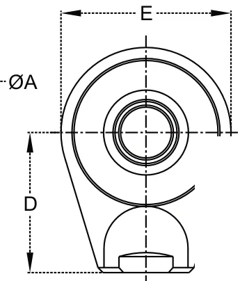 Weld-on Ends – dimension drawing with measurements