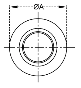 Top Link Balls – dimension drawing with measurements