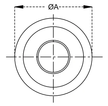 Balls - Lower Link – dimension drawing with measurements