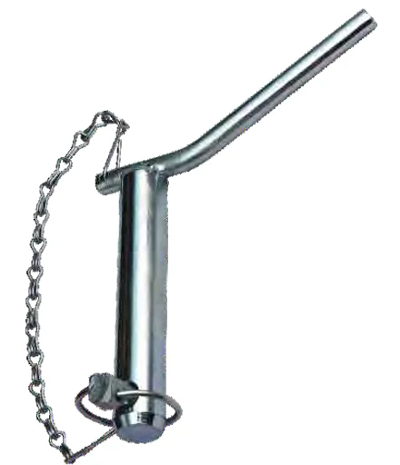 Bent Handle Hitch Pin (with & Without Linch Pin, Chain) – European range – AgriWell Spares