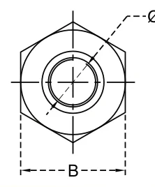 Tine Nuts – dimension drawing with measurements