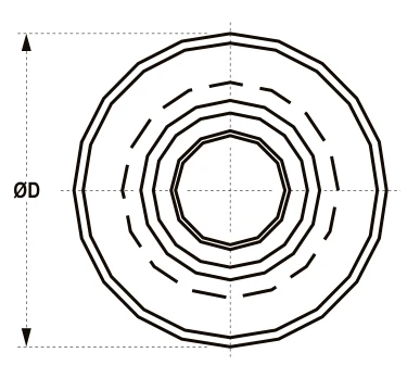 Top Link Ball Sockets – dimension drawing with measurements