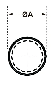 Hydraulic Cylinder Pins – dimension drawing with measurements