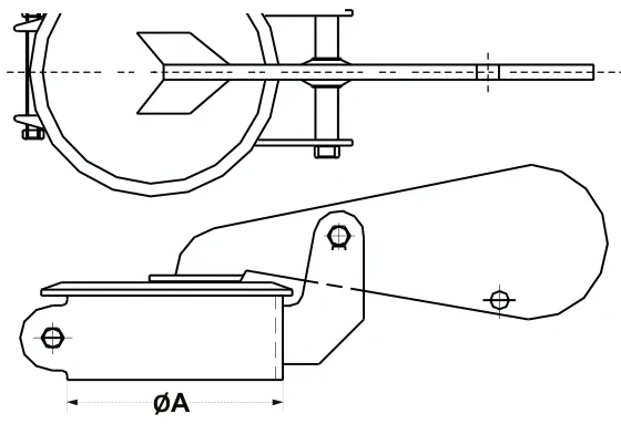Raincaps – dimension drawing with measurements