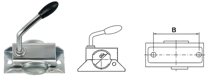 Jockey Wheel – Trailer & jack range – AgriWell Spares