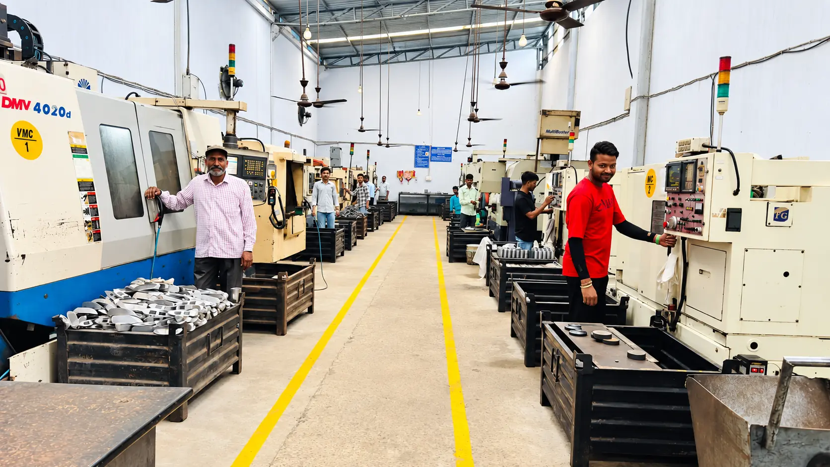 CNC turning centres machining tractor linkage parts